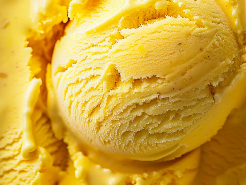 ice cream yellow