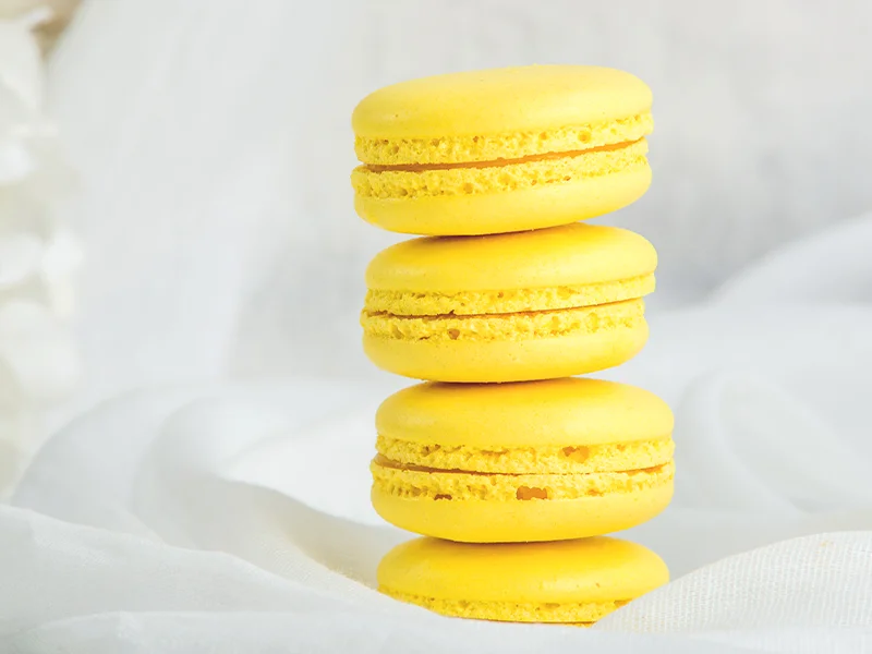 macrons yellow