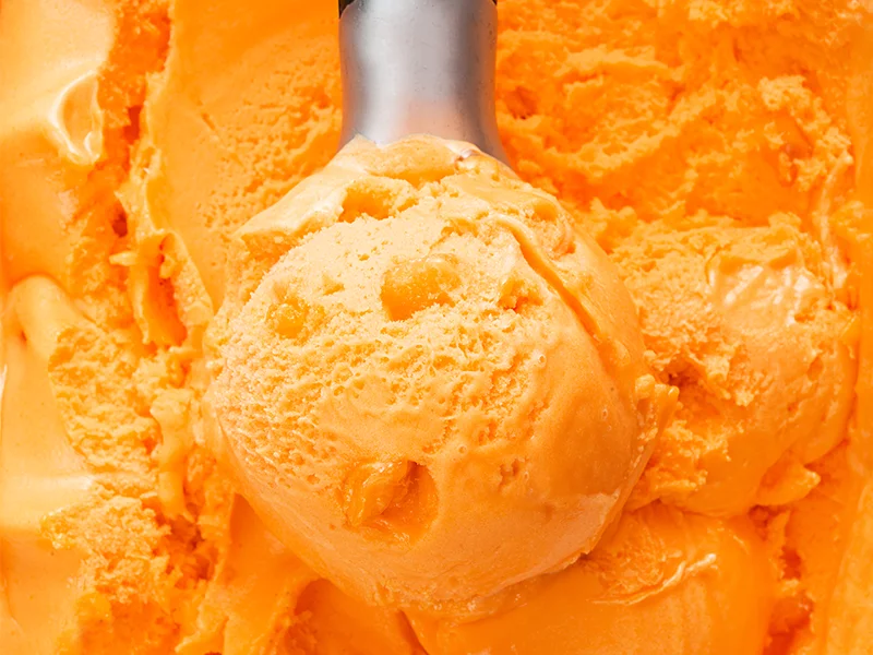 orange ice cream