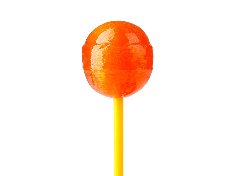 red color lollipop