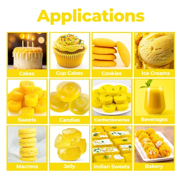 Natural Yellow Food Color