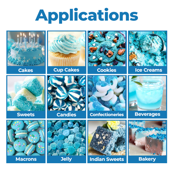 Natural Blue Food Color
