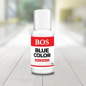 Blue color bottle with bg